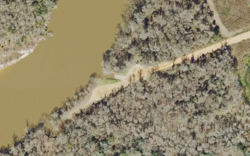 Aerial photo of the area around Terrell Landing - McDavid Public Boat Ramp, Santa Rosa County