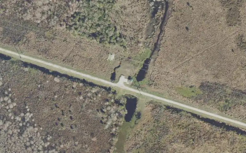 Aerial photo of the area around Tosohatchee Wildlife Management Area - Jim Creek Canoe/Kayak Access, Orange County