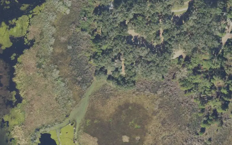 Aerial photo of the area around Tucker Recreational Park and Nature Preserve - Kayak Launch, Orange County