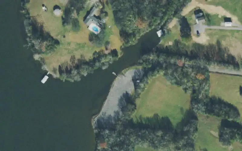 Aerial photo of the area around Tyree Access, Wilson County