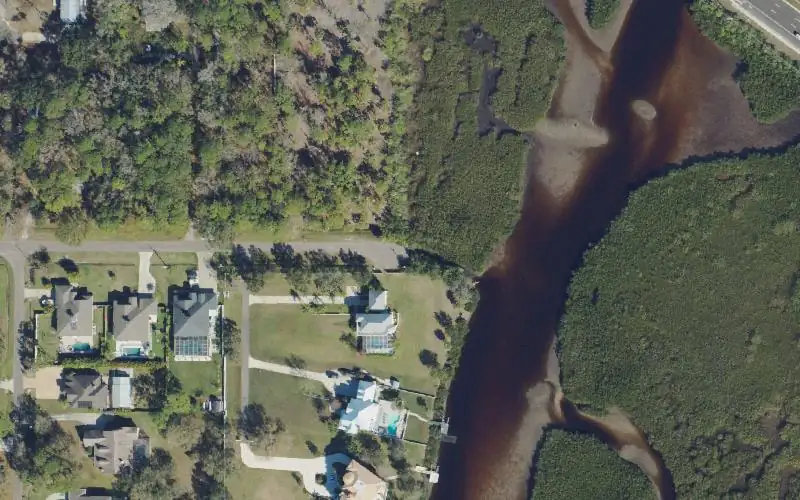 Aerial photo of the area around Upper Tampa Bay Park - State Street Primitive Boat Launch (Small Boats Only) (Not Recommended), Hillsborough County