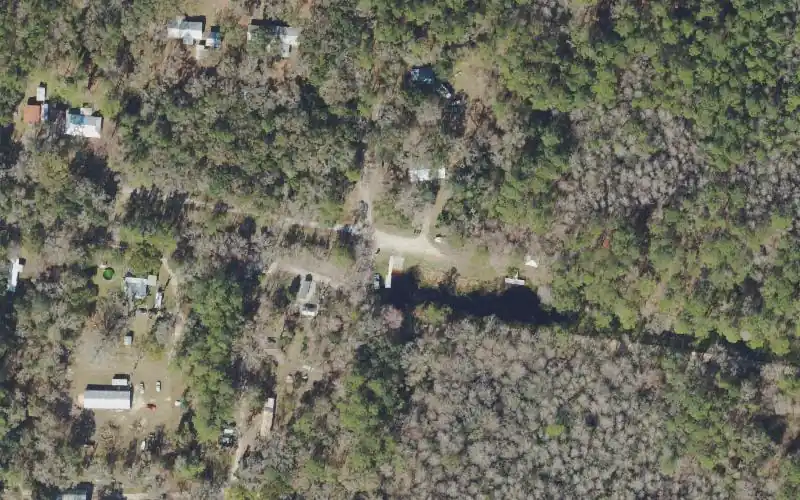 Aerial photo of the area around Waldo Canal Park, Alachua County